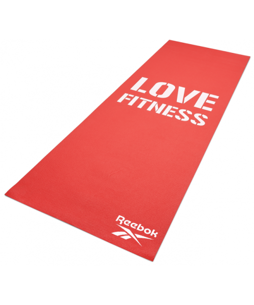 Treniruočių kilimėliai Reebok fitness: Treniruočių kilimėlis Reebok Red Love