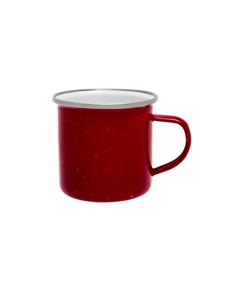 Gertuvės ir puodeliai Origin Outdoors: Emaliuotas puodelis Origin Outdoors 360ml, raudonas