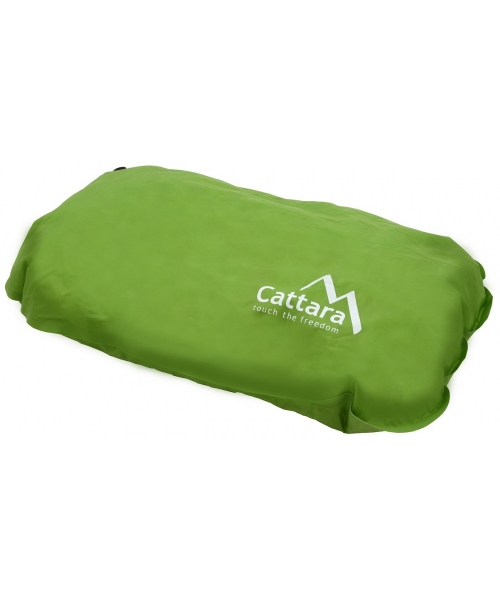 Pagalvės Cattara: Savaime prisipučianti pagalvė Cattara – žalia, 50 x 30 x 13 cm