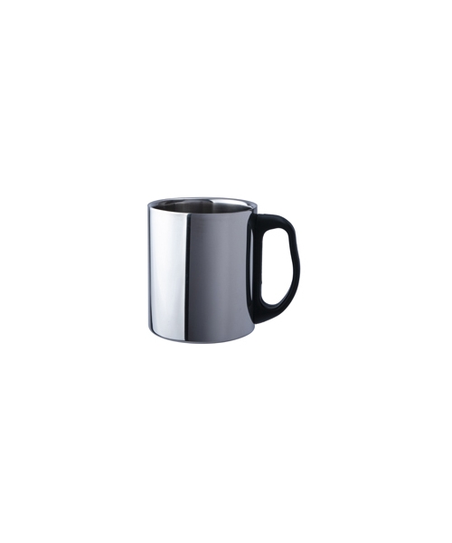Gertuvės ir puodeliai BasicNature: Nerūdijančio plieno puodelis BasicNature Thermomug, 0.3L
