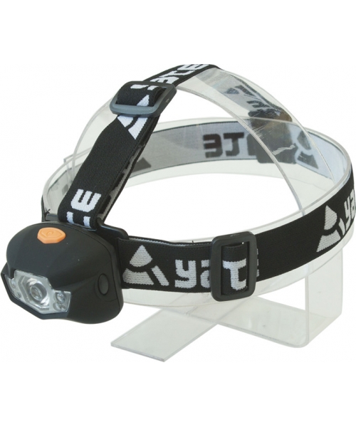 Žibintuvėliai, tvirtinami ant galvos Yate: Ant galvos tvirtinamas prožektorius Yate Panter 3 W Cree + 2 LED