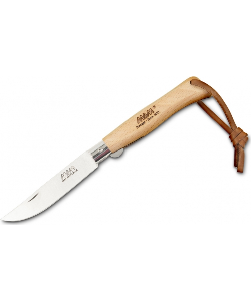 Medžiokliniai ir išgyvenimo peiliai MAM: Sulankstomas peilis su apsauginiu užraktu MAM Douro 2083, buksmedžio mediena, 8.3cm