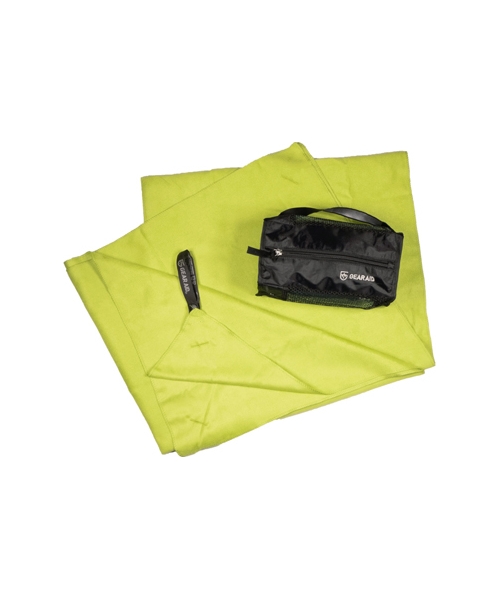 Towels Gear Aid: Rankšluostis GearAid Microfiber 75x120cm, žalias