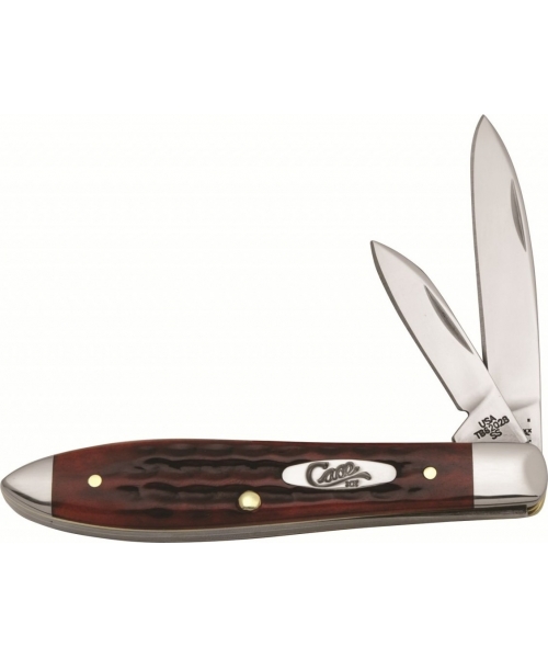 Multifunction Tools and Knives W.R. Case & Sons Cutlery Co.: Kišeninis peilis Case SS Pocket Worn Old Red Bone Tear Drop