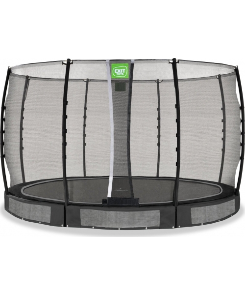 Trampoline Sets Exit: EXIT Allure Classic ground trampoline ø366cm - black