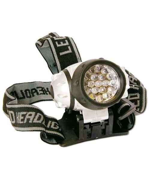 Headlamps Arcas: Prožektorius ant galvos Arcas, 19 LED, 4 šviesos funkcijos