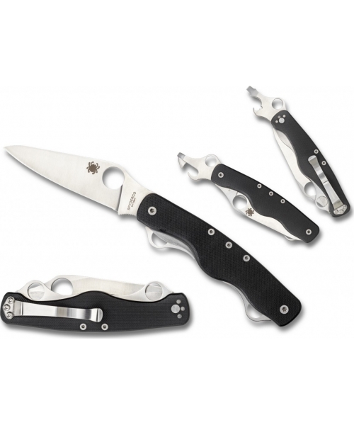 Multifunction Tools and Knives Spyderco, Inc.: Daugiafunkcis peilis Spyderco C208GP ClipiTool Standard