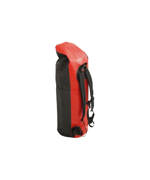 Turistinės kuprinės ir krepšiai BasicNature: Krepšys BasicNature 60L, raudonas-juodas