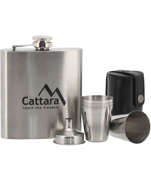 Canteens and Mugs Cattara: Gertuvė su 4 stikliukais Cattara 175 ml