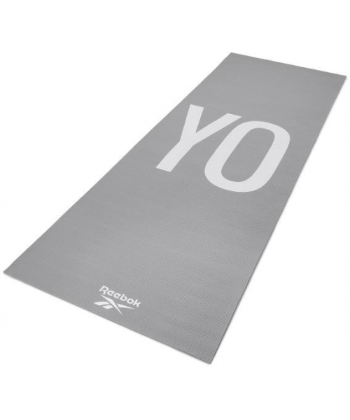 Training Mats Reebok fitness: Double Sided Yoga Mat Reebok Yoga - Grey, 4 mm