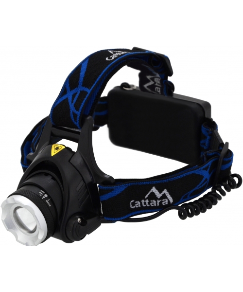 Žibintuvėliai, tvirtinami ant galvos Cattara: LED žibintuvėlis ant galvos Cattara Zoom 570 lm