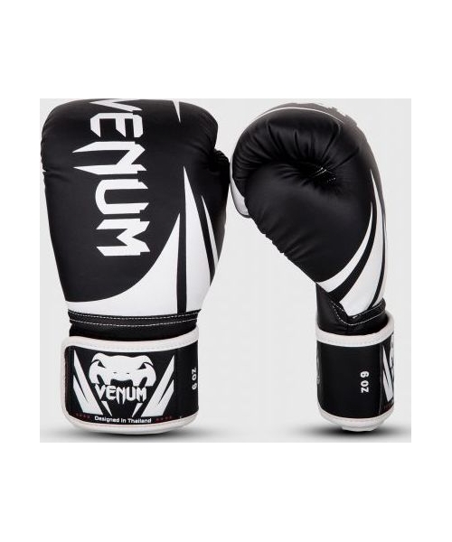 Boxing Gloves Venum: Vaikiškos bokso pirštinės Venum Challenger 2.0 Kids - juodos/baltos