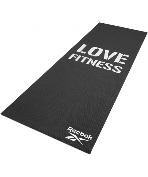 Treniruočių kilimėliai Reebok fitness: Treniruočių kilimėlis Reebok Black Love
