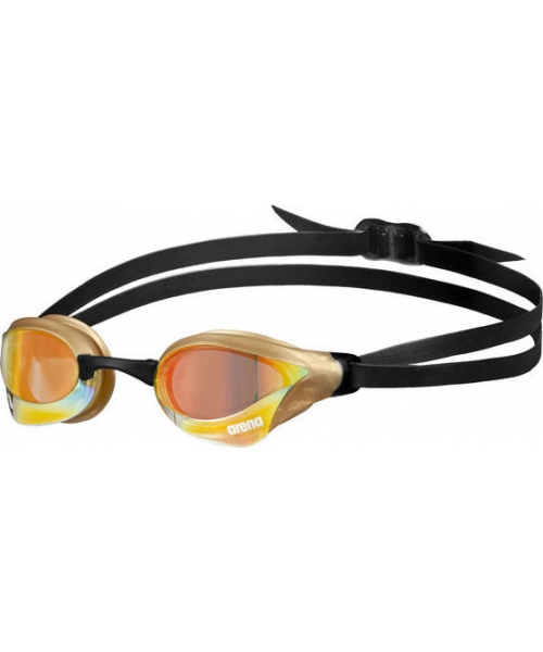 Diving Goggles & Masks Arena: Veidrodiniai plaukimo akiniai Arena Cobra Core Swipe, aukso sp.-geltoni