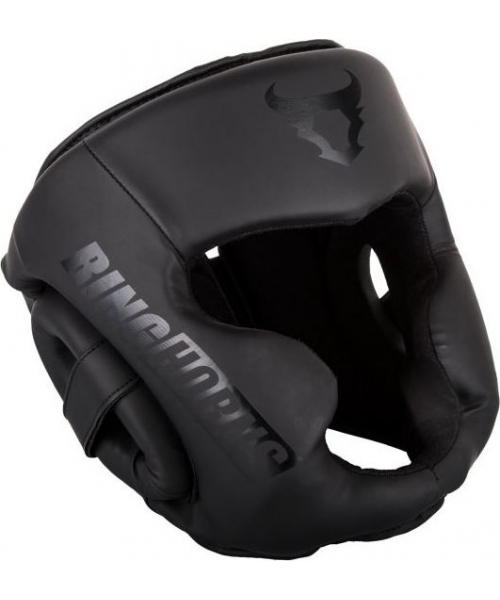 Boxing Helmets Ringhorns: Headgear Ringhorns Charger - Black/Black