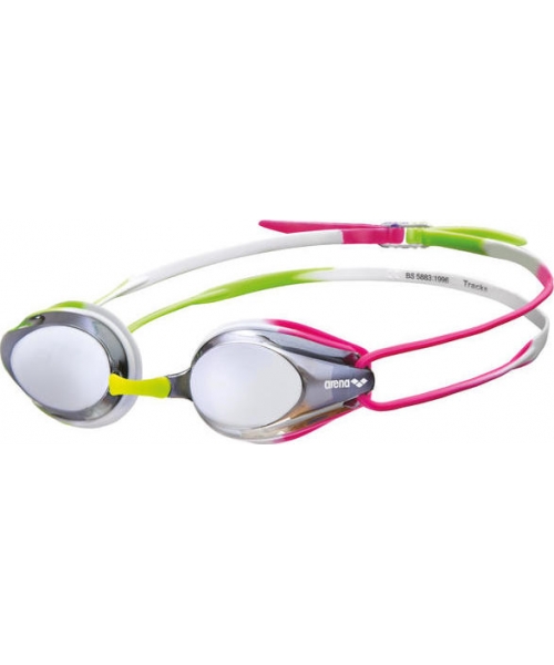 Diving Goggles & Masks Arena: Veidrodiniai plaukimo akiniai Arena Tracks, sidabro spalvos
