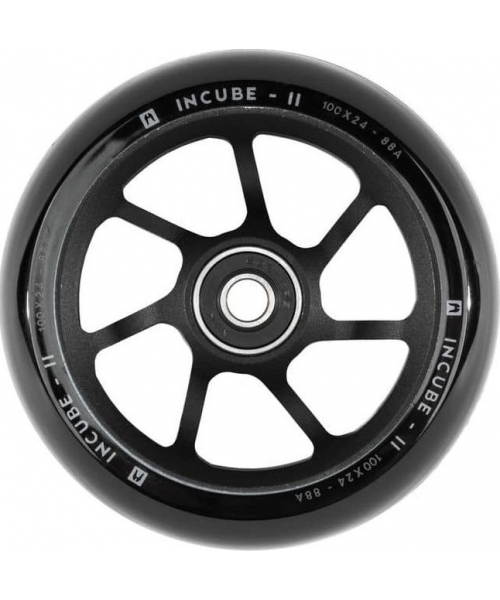 Spare Wheels for Scooters Ethic: Scooter Wheels Ethic Incube V2, 100mm, Black