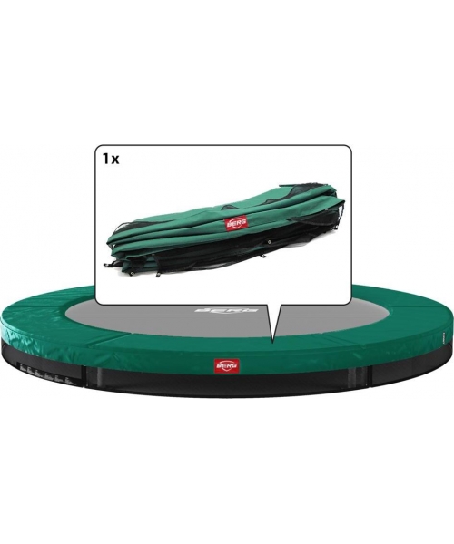 Trampoline Accessories BERG: Padding Berg Favorit InGround 330, Green, 6 Sections