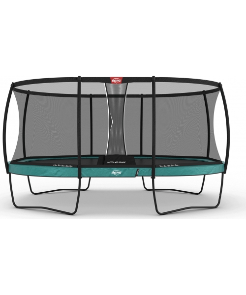 Trampoline Sets BERG: BERG Grand Champion Regular 520 Green + Safety Net Deluxe