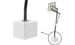 Basketball Hoops Exit: Stacionarus (įbetonuojamas) krepšinio stovas Exit Galaxy