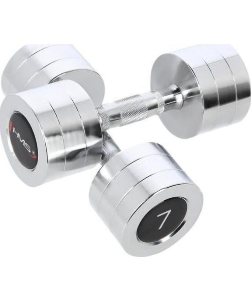 Chrome Dumbbells HMS: CHROMUOTAS CHROMUOTAS HANTELIS HMS