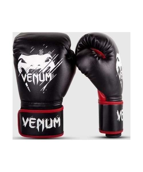 Boxing Gloves Venum: Vaikiškos bokso pirštinės Venum Contender Kids - juodos/raudonos