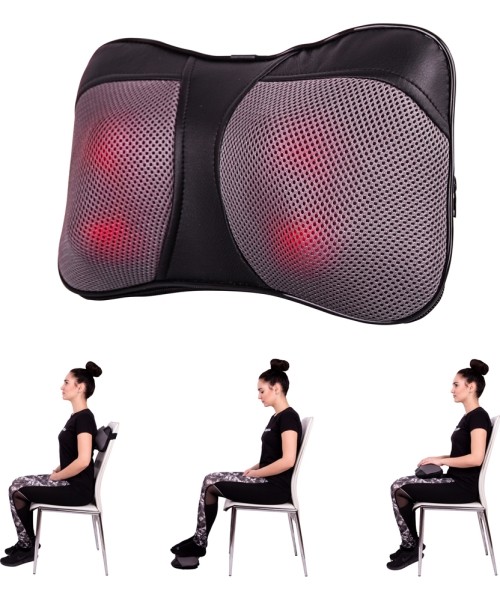 Elektriniai masažuokliai inSPORTline: Masažinė šildanti pagalvėlė inSPORTline Cuscinetto 34x11x19cm