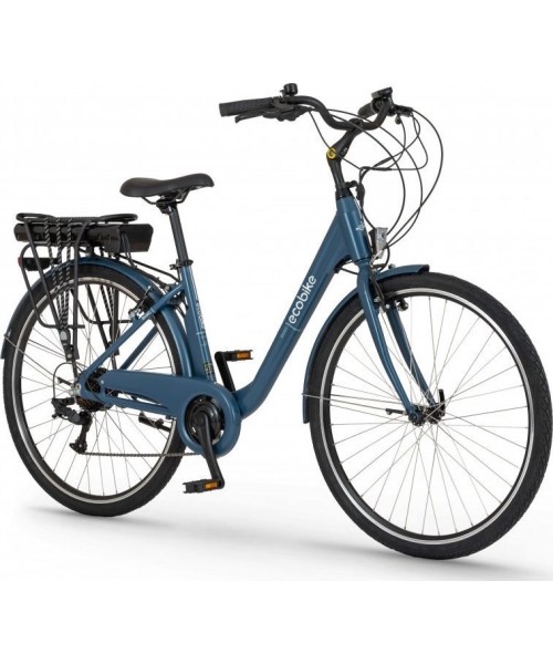 Elektriniai dviračiai : Elektrinis dviratis Ecobike Basic 28" 2023 petrol blue