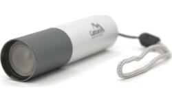 Žibintuvėliai Cattara: Įkraunamas LED žibintuvėlis Cattara ZOOM SIlver 120lm