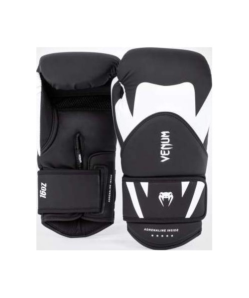 Boxing Gloves Venum: Venum Challenger 4.0 bokso pirštinės - juodos/baltos