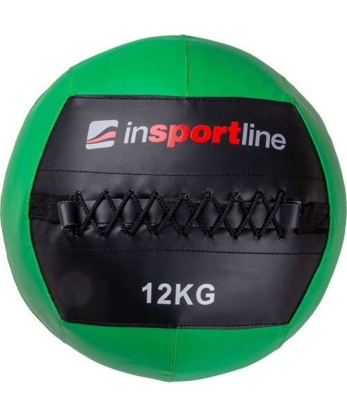 Pasunkinti medicininiai kamuoliai mėtymui inSPORTline: Treniruočių kamuolys inSPORTline Walbal 12kg