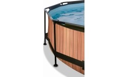 Above Ground Pools Exit: Baseinas EXIT Wood ø300 x 76 cm su stogeliu ir filtru