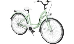 City Bikes : Dviratis AZIMUT Vintage 28" 3-speed 2023 mint-white matt