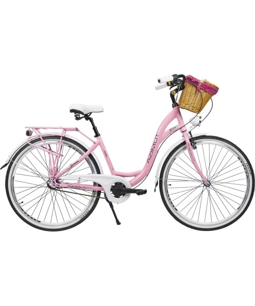 City Bikes : Dviratis AZIMUT Sarema ALU 28" 3-speed 2023 pink shiny