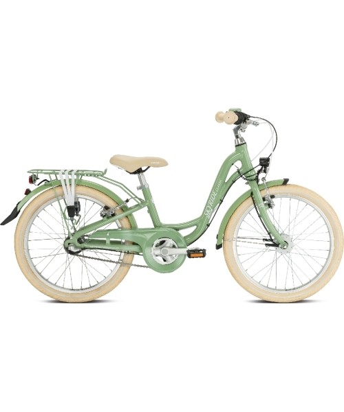 Vaikiški dviratukai ir triratukai PUKY: Dviratis PUKY Skyride 20-3 Alu Classic retro green