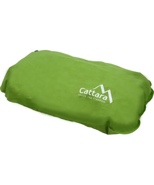Pagalvės Cattara: Savaime prisipučianti pagalvė Cattara – žalia, 50 x 30 x 13 cm