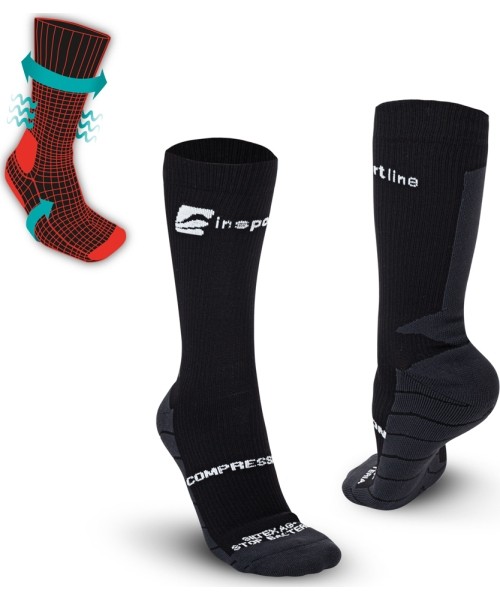 Compression Socks and Stockings inSPORTline: Kompresinės kojinės inSPORTline Compleano AG+