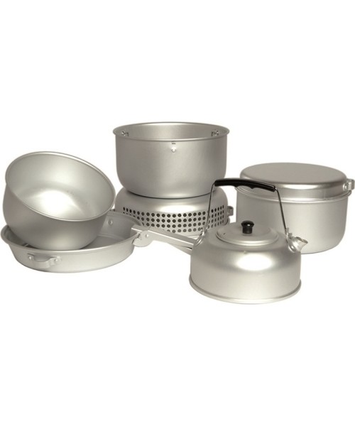 Dishes MIL-TEC: COOK SET 9-PC.WITH BURNER