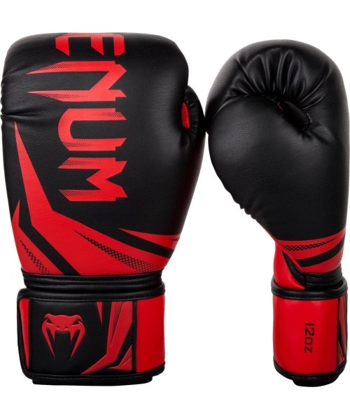 Boxing Gloves Venum: Bokso pirštinės Venum Challenger 3.0 - Juodos/raudonos spalvos