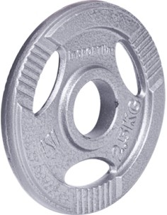 50 mm - Plieniniai svoriai inSPORTline: Plieninis svoris olimpiniam grifui 50mm inSPORTline Hamerton 2,5kg