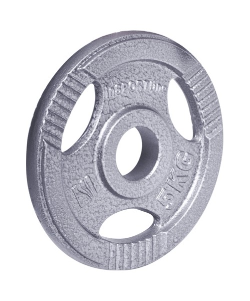 Steel Hamerton Plates inSPORTline: Plieninis svoris olimpiniam grifui 50mm inSPORTline Hamerton 5kg