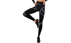 High Waist Leggings Boco Wear: Moteriškos tamprės Boco Wear Black Warrior