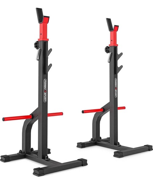 Barbell & Squat Stands Marbo Sport: Stovas jėgos pratimams-štangai Marbo MS-S108