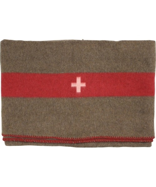 Survival Tools and Kits MFH: Wool Blanket MFH - Brown, 200x150cm