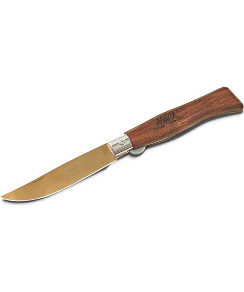 Medžiokliniai ir išgyvenimo peiliai MAM: Titano sulankstomas peilis su apsauginiu užraktu MAM Douro 2084, bubingos mediena, 8...