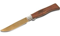 Hunting and Survival Knives MAM: Titano sulankstomas peilis su apsauginiu užraktu MAM Douro 2084, bubingos mediena, 8.3cm