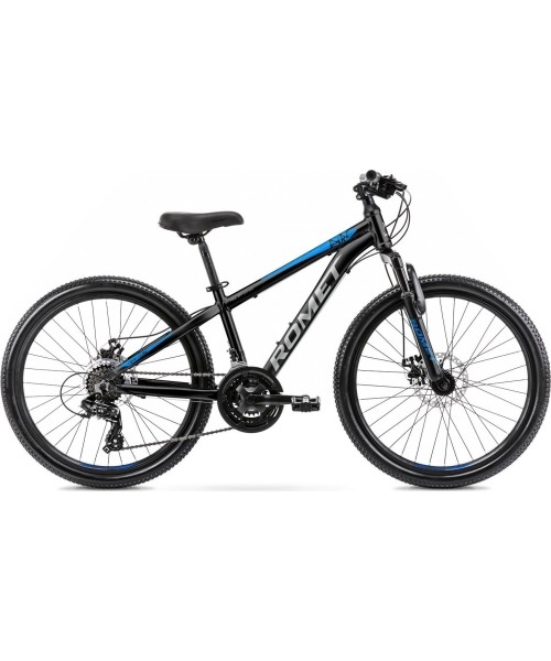 Children's and Junior Bikes Romet: Dviratis Romet Rambler DIRT 24 2024 black-blue