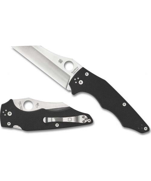 Hunting and Survival Knives Spyderco, Inc.: Folding Knife Spyderco C253GP YoJumbo, Black