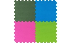 Čiužiniai sportui Yate: Grindų danga Yate, 43x43x1.0cm, juoda/mėlyna