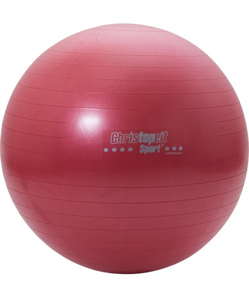 Gimnastikos kamuoliai 65 cm Christopeit: Gimnastikos kamuolys Christopeit, 65cm, raudonas